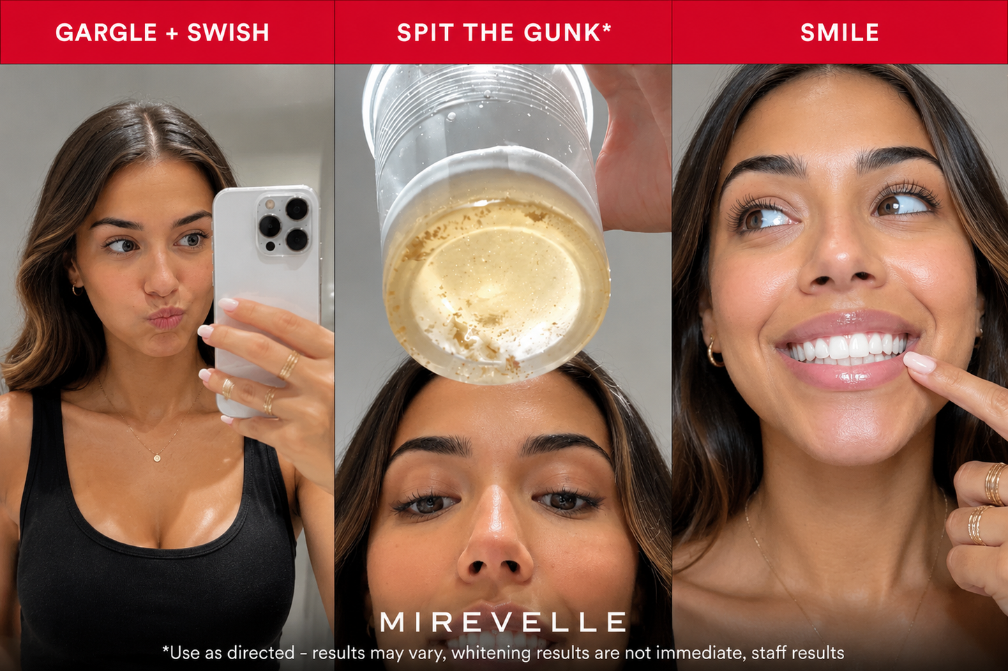 Mirevelle Smile Oral whitening Mouthwash